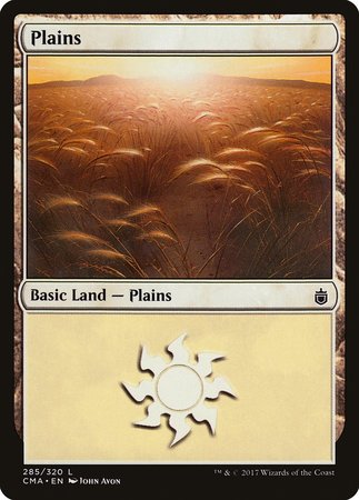 Plains (285) [Commander Anthology] | Black Swamp Games