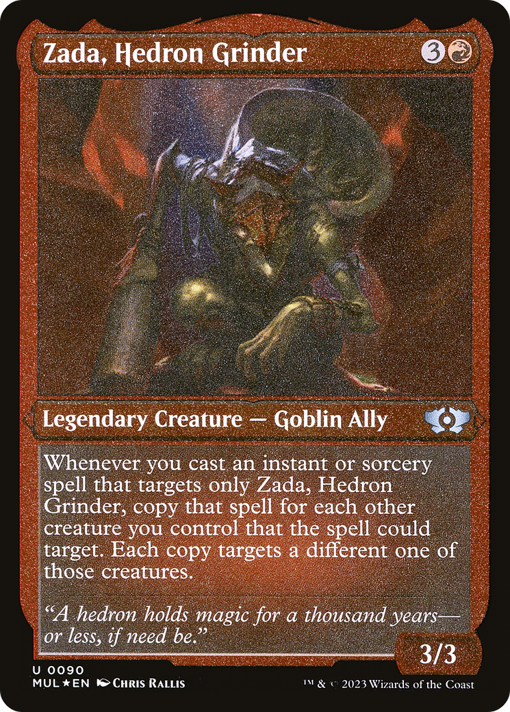 Zada, Hedron Grinder (Foil Etched) [Multiverse Legends] | Black Swamp Games