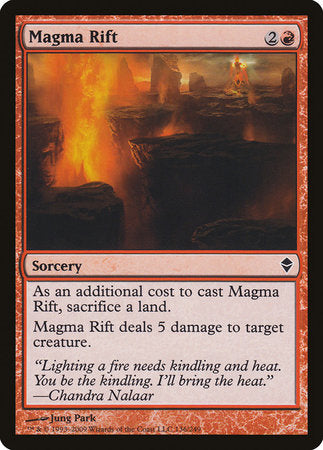 Magma Rift [Zendikar] | Black Swamp Games