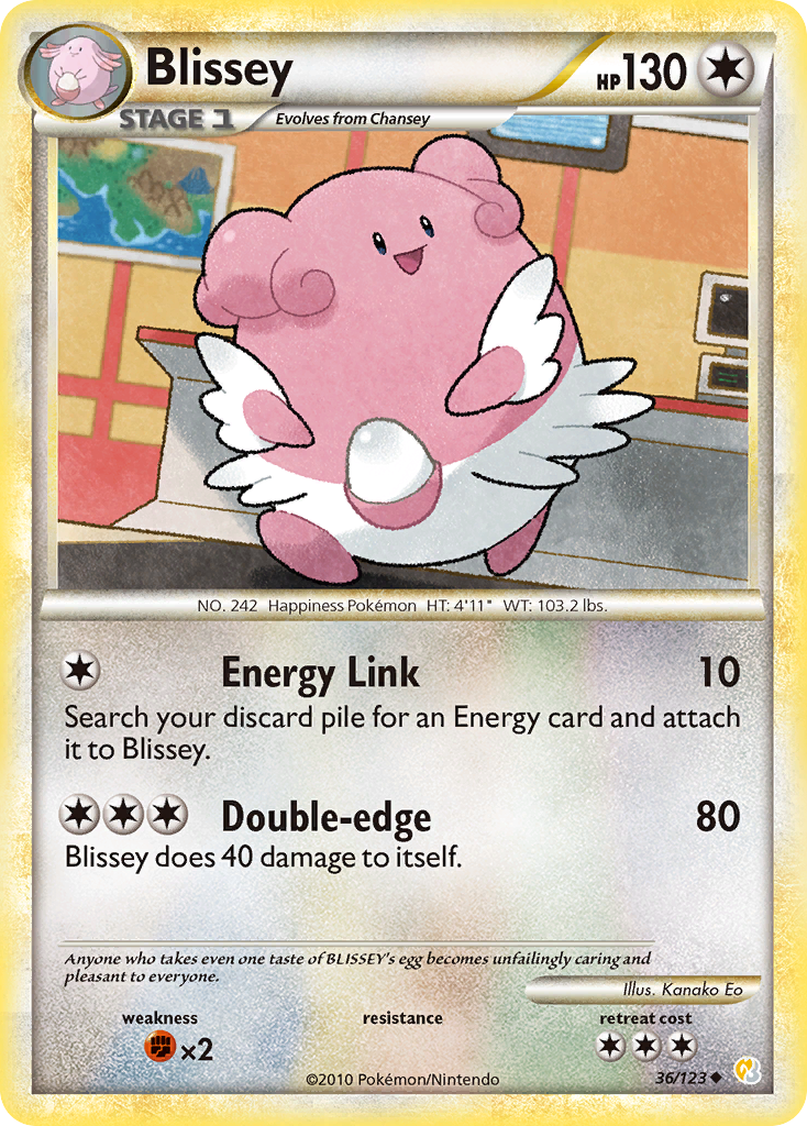 Blissey (36/123) [HeartGold & SoulSilver: Base Set] | Black Swamp Games