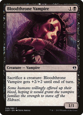 Bloodthrone Vampire [Duel Decks: Zendikar vs. Eldrazi] | Black Swamp Games