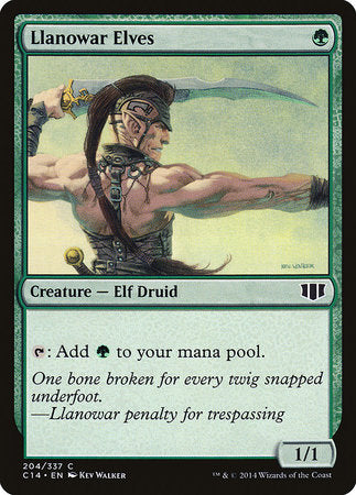 Llanowar Elves [Commander 2014] | Black Swamp Games