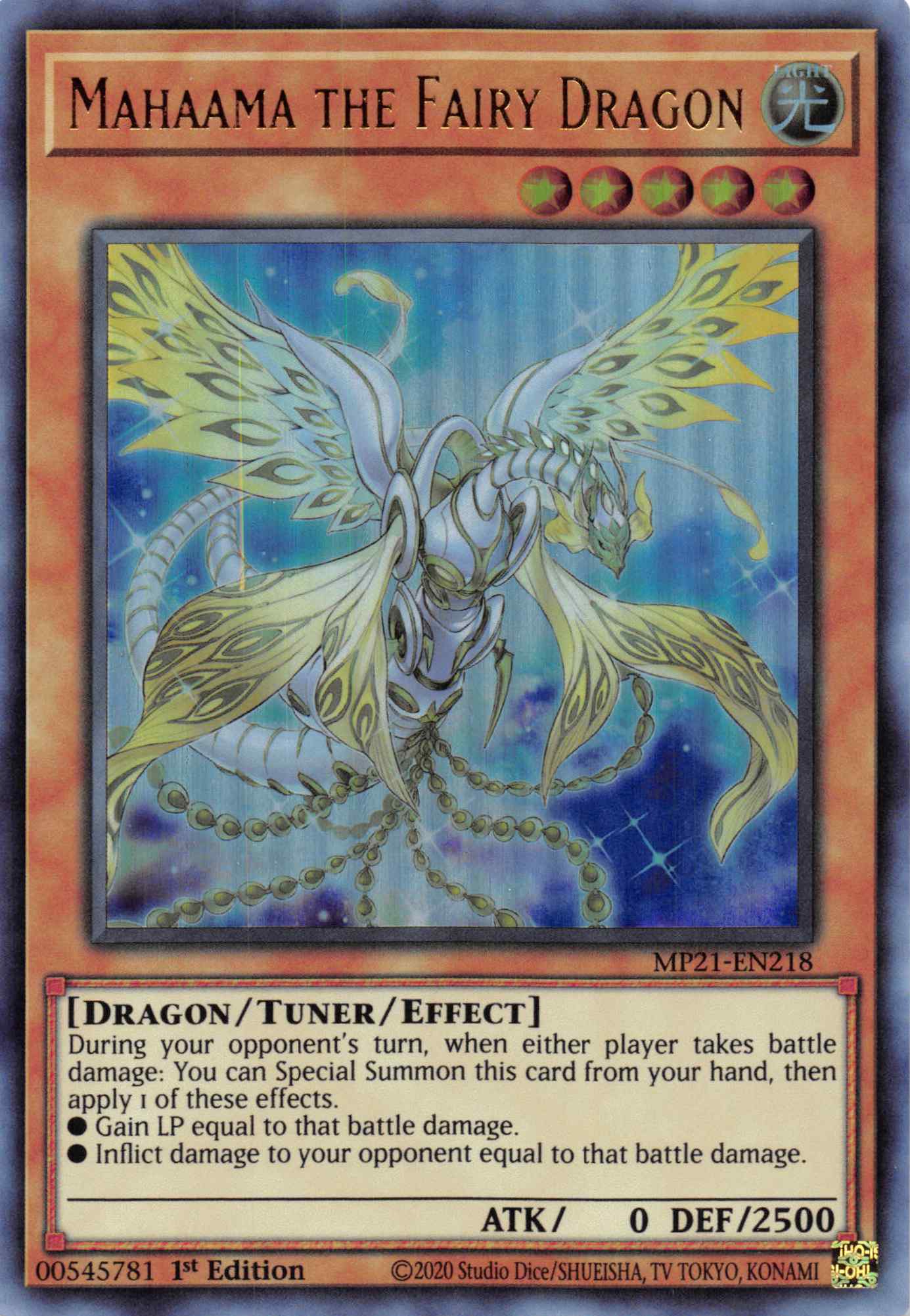 Mahaama the Fairy Dragon [MP21-EN218] Ultra Rare | Black Swamp Games