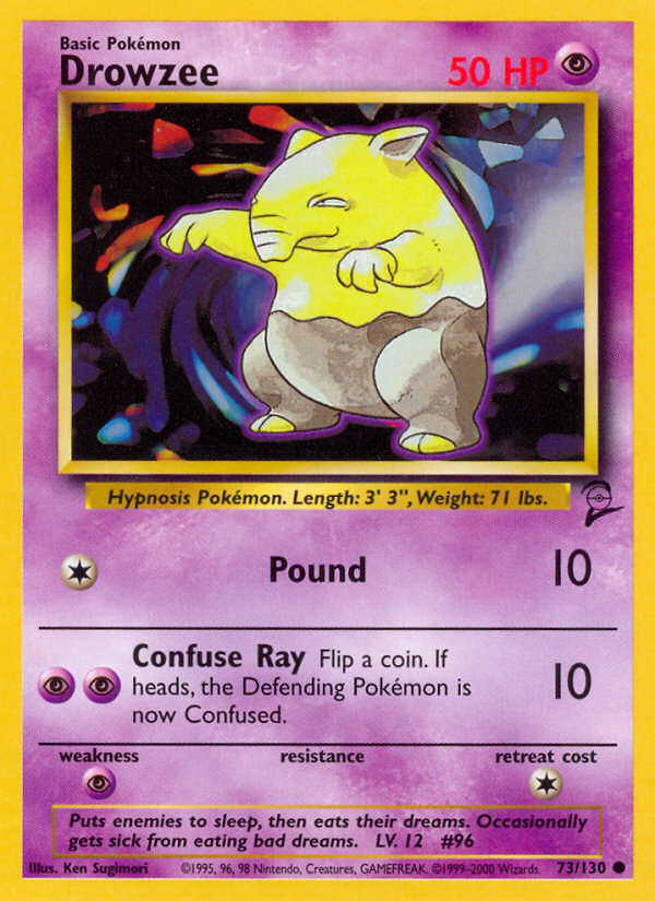 Drowzee (73/130) [Base Set 2] | Black Swamp Games