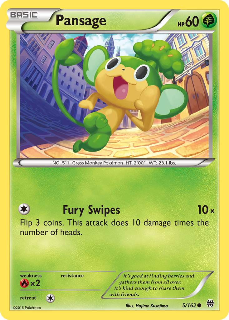 Pansage (5/162) [XY: BREAKthrough] | Black Swamp Games