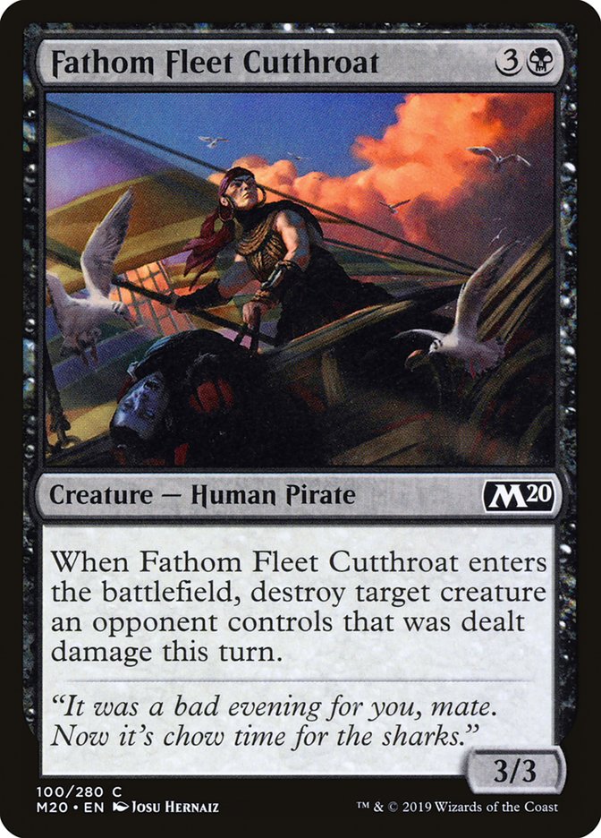 Fathom Fleet Cutthroat [Core Set 2020] | Black Swamp Games