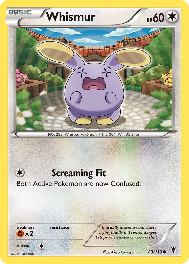 Whismur (83/119) [XY: Phantom Forces] | Black Swamp Games