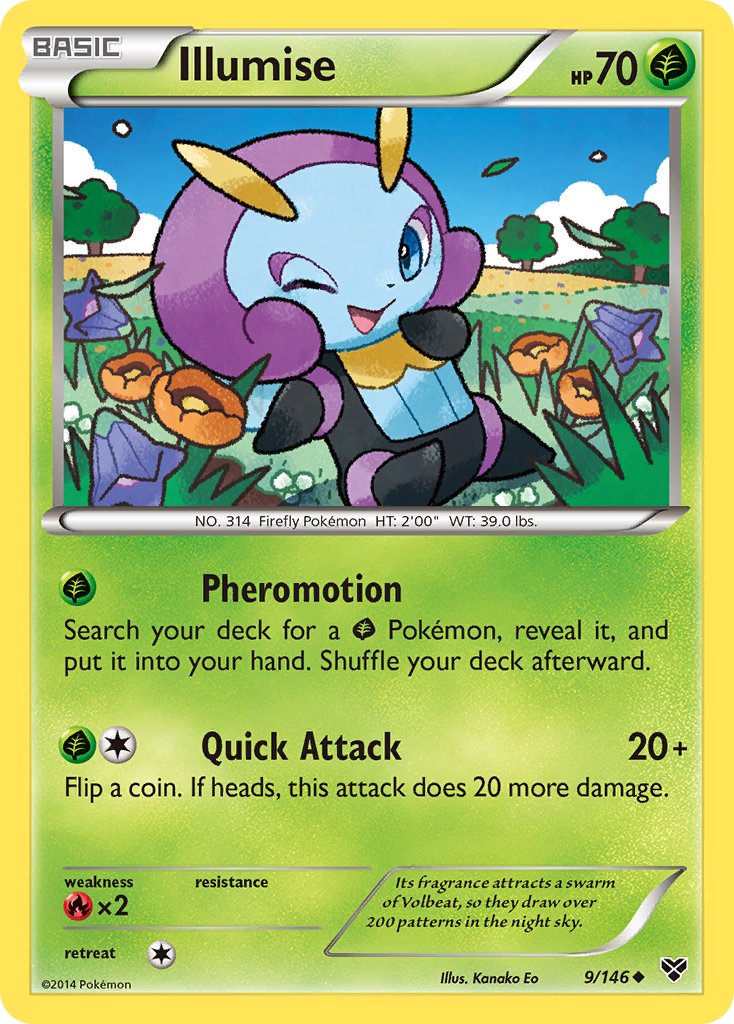 Illumise (9/146) [XY: Base Set] | Black Swamp Games