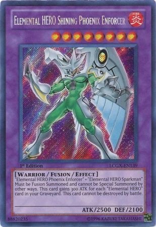 Elemental HERO Shining Phoenix Enforcer [LCGX-EN139] Secret Rare | Black Swamp Games