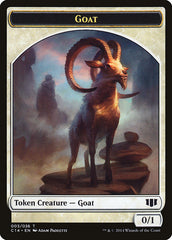 Goblin // Goat Double-sided Token [Commander 2014 Tokens] | Black Swamp Games
