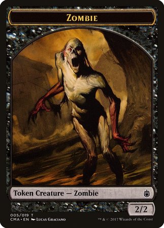 Zombie Token (005) [Commander Anthology Tokens] | Black Swamp Games