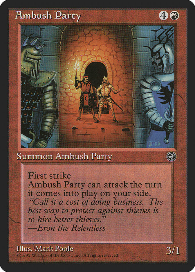 Ambush Party (Eron Flavor Text) [Homelands] | Black Swamp Games