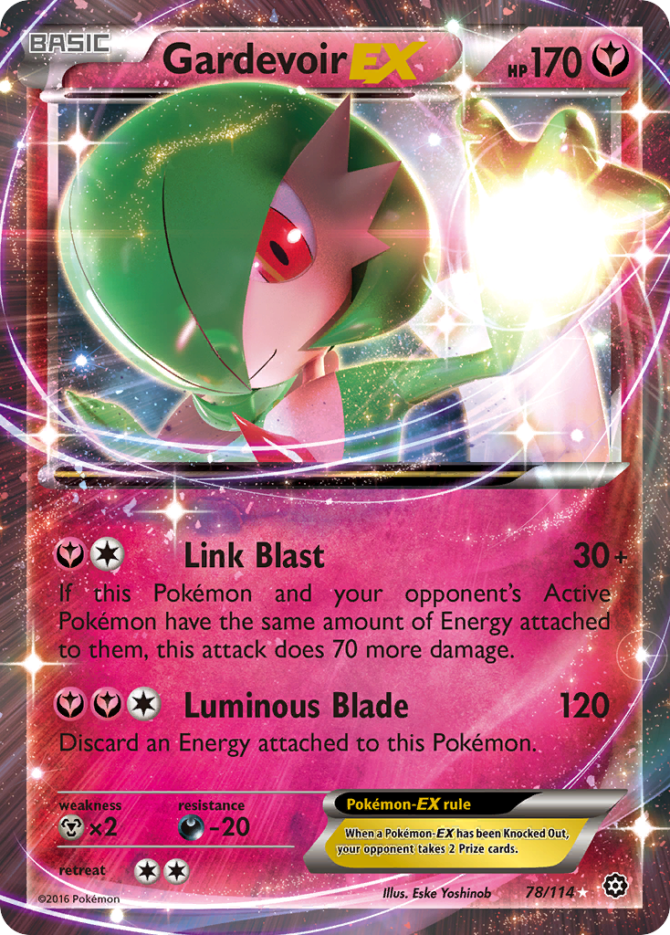 Gardevoir EX (78/114) [XY: Steam Siege] | Black Swamp Games