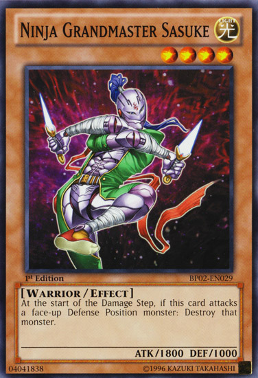 Ninja Grandmaster Sasuke [BP02-EN029] Common | Black Swamp Games