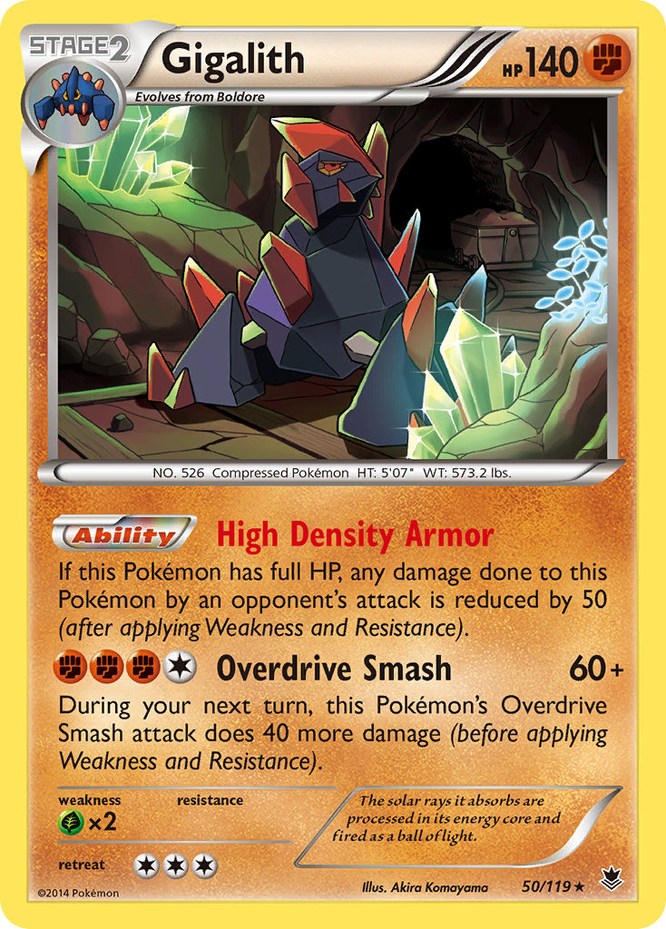 Gigalith (50/119) [XY: Phantom Forces] | Black Swamp Games