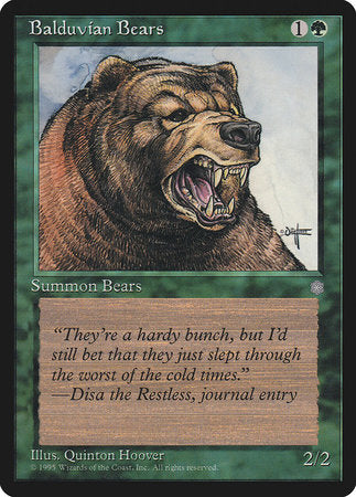 Balduvian Bears [Ice Age] | Black Swamp Games