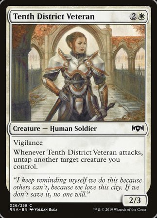 Tenth District Veteran [Ravnica Allegiance] | Black Swamp Games