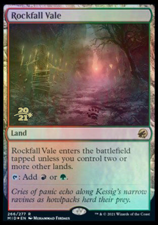 Rockfall Vale [Innistrad: Midnight Hunt Prerelease Promos] | Black Swamp Games