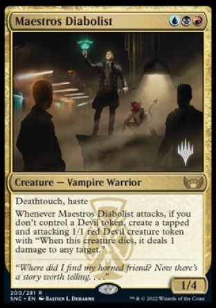 Maestros Diabolist (Promo Pack) [Streets of New Capenna Promos] | Black Swamp Games