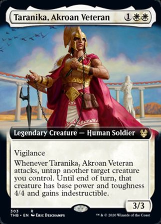 Taranika, Akroan Veteran (Extended Art) [Theros Beyond Death] | Black Swamp Games