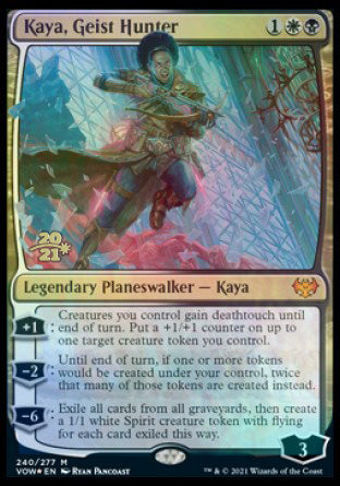 Kaya, Geist Hunter [Innistrad: Crimson Vow Prerelease Promos] | Black Swamp Games