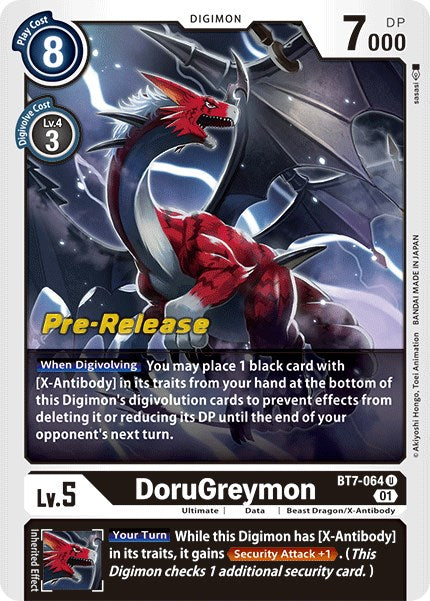 DoruGreymon [BT7-064] [Next Adventure Pre-Release Cards] | Black Swamp Games