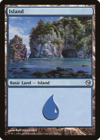 Island (98) [Duels of the Planeswalkers] | Black Swamp Games