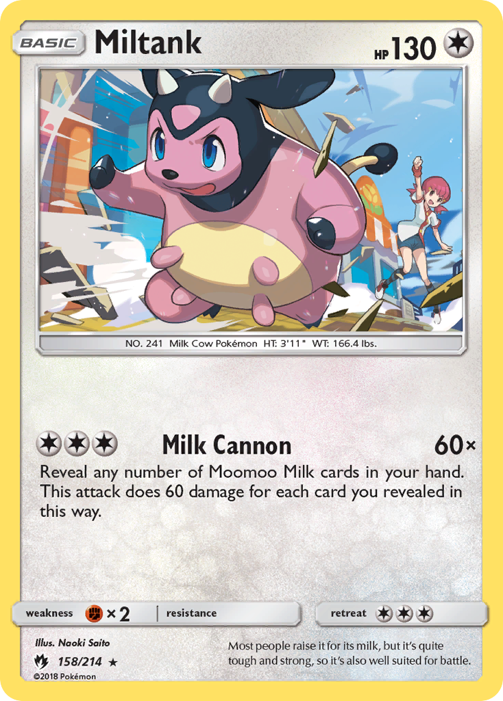 Miltank (158/214) [Sun & Moon: Lost Thunder] | Black Swamp Games