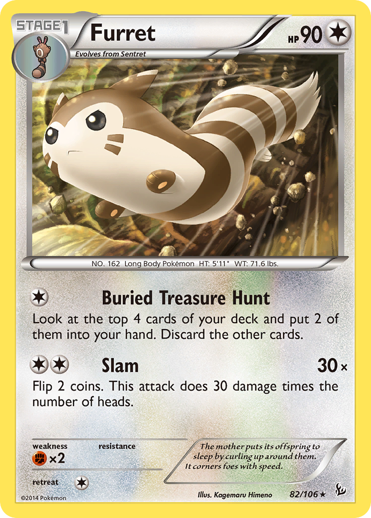 Furret (82/106) [XY: Flashfire] | Black Swamp Games