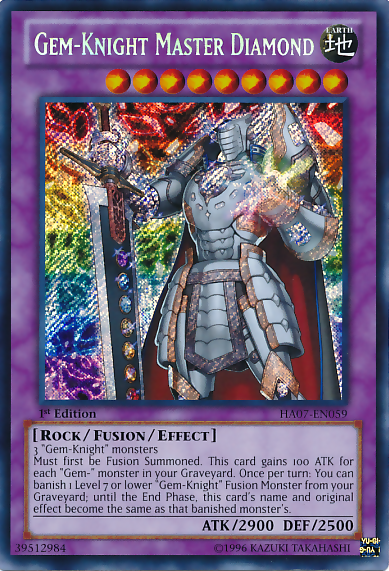 Gem-Knight Master Diamond [HA07-EN059] Secret Rare | Black Swamp Games