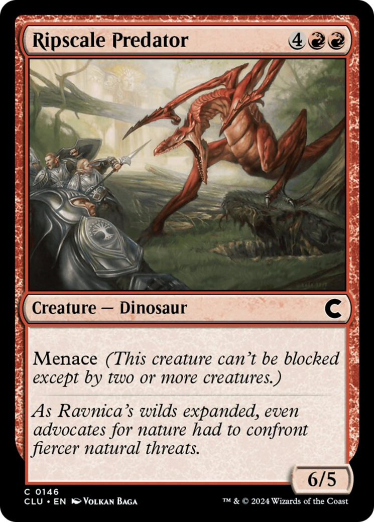 Ripscale Predator [Ravnica: Clue Edition] | Black Swamp Games