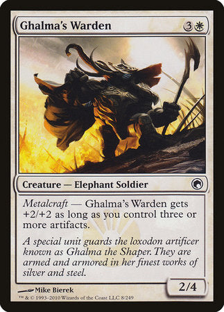 Ghalma's Warden [Scars of Mirrodin] | Black Swamp Games