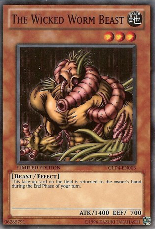 The Wicked Worm Beast [GLD4-EN003] Common | Black Swamp Games