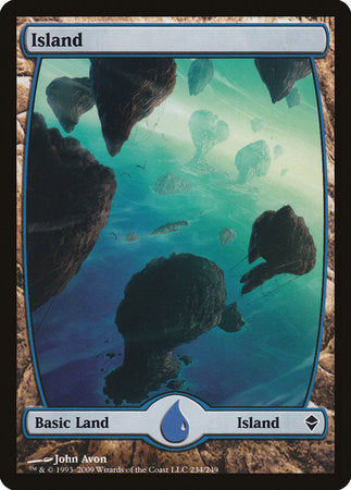 Island (234) - Full Art [Zendikar] | Black Swamp Games