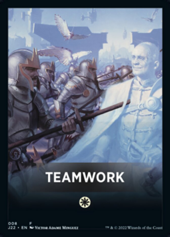 Teamwork Theme Card [Jumpstart 2022 Front Cards] | Black Swamp Games