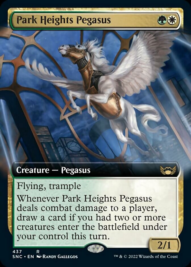 Park Heights Pegasus (Extended Art) [Streets of New Capenna] | Black Swamp Games