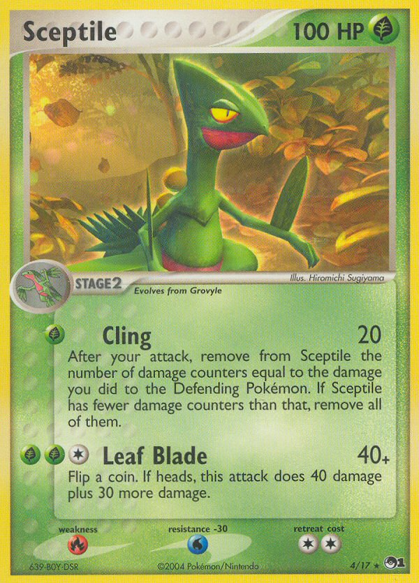 Sceptile (4/17) [POP Series 1] | Black Swamp Games