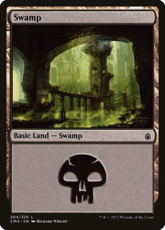 Swamp (304) [Commander Anthology] | Black Swamp Games