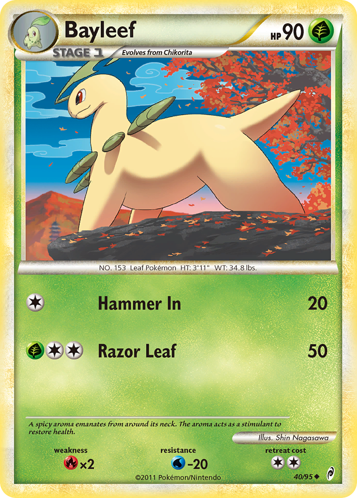 Bayleef (40/95) [HeartGold & SoulSilver: Call of Legends] | Black Swamp Games