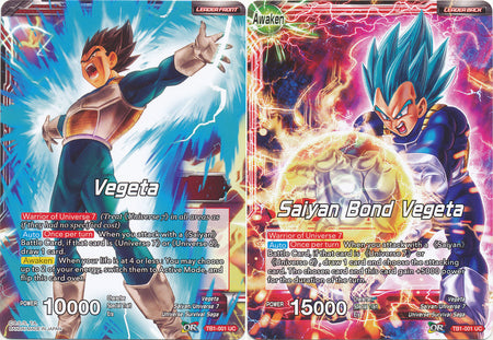 Vegeta // Saiyan Bond Vegeta [TB1-001] | Black Swamp Games