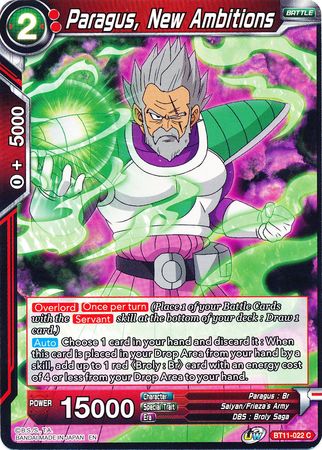 Paragus, New Ambitions [BT11-022] | Black Swamp Games