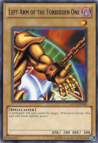 Left Arm of the Forbidden One (Purple) [DL11-EN005] Rare | Black Swamp Games