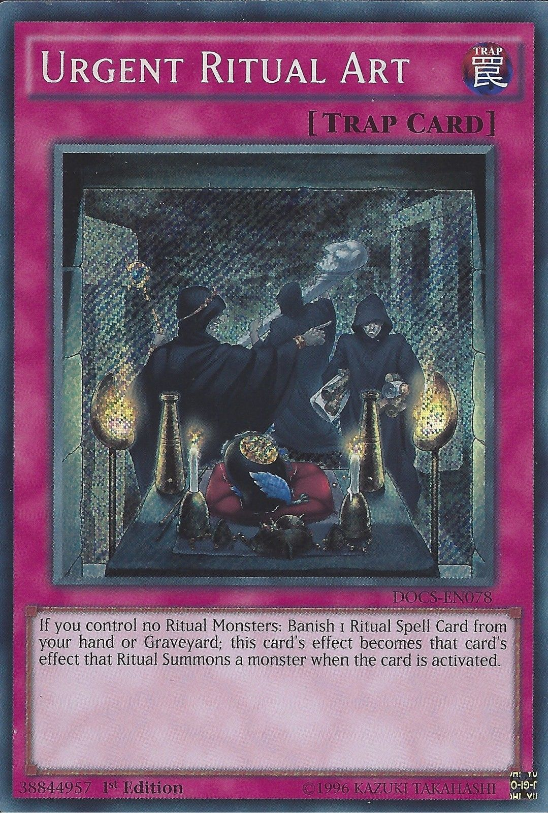 Urgent Ritual Art [DOCS-EN078] Secret Rare | Black Swamp Games