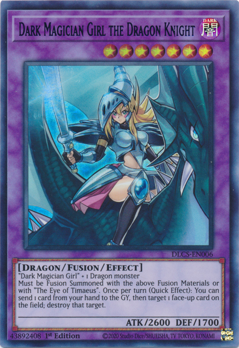 Dark Magician Girl the Dragon Knight (Green) [DLCS-EN006] Ultra Rare | Black Swamp Games