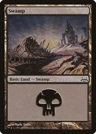 Swamp (59) [Duel Decks: Divine vs. Demonic] | Black Swamp Games