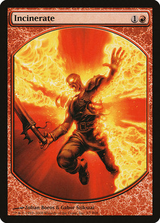 Incinerate [Magic Player Rewards 2008] | Black Swamp Games