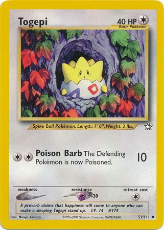 Togepi (51/111) [Neo Genesis Unlimited] | Black Swamp Games