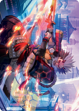 Isshin, Two Heavens as One 2 Art Card [Kamigawa: Neon Dynasty Art Series] | Black Swamp Games