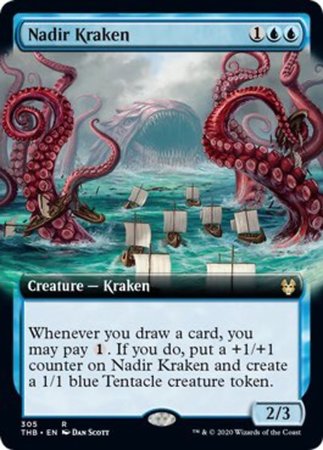 Nadir Kraken (Extended Art) [Theros Beyond Death] | Black Swamp Games