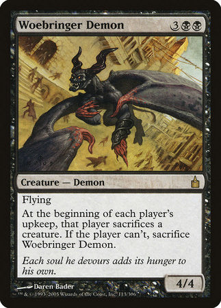 Woebringer Demon [Ravnica: City of Guilds] | Black Swamp Games